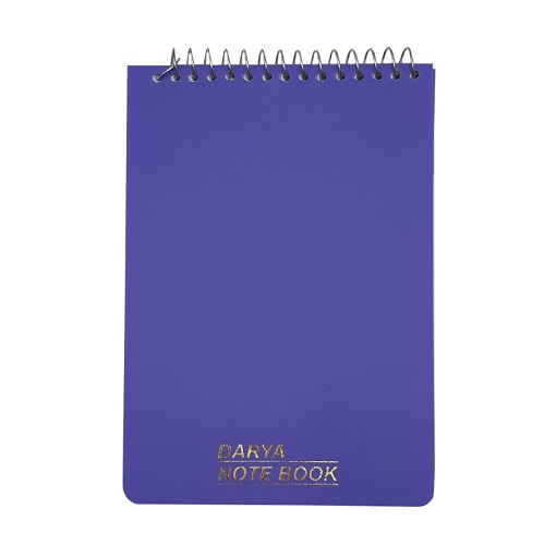 دفترچه یادداشت ساده سایز 1/8 سیم از بالا 30 برگ