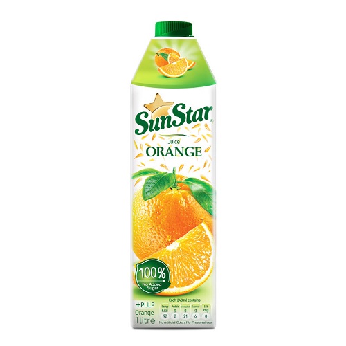 آبمیوه پرتقال سان استار - 1 لیتر