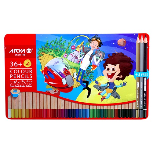 مداد رنگی 36 رنگ آریا