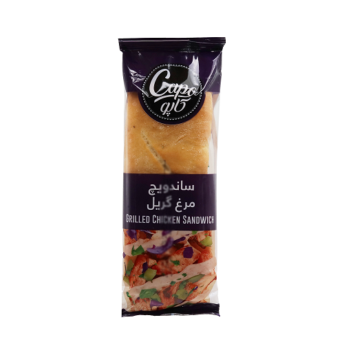 ساندویچ چاباتای مرغ گریل کاپو -  1 عدد